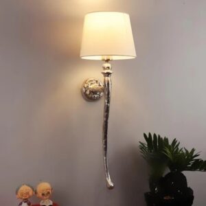 Silver Metal Wall Light